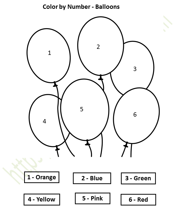 environmental-science-preschool-color-by-number-balloons-black-and-white